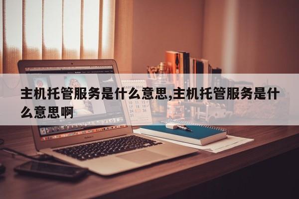 主机托管服务是什么意思,主机托管服务是什么意思啊